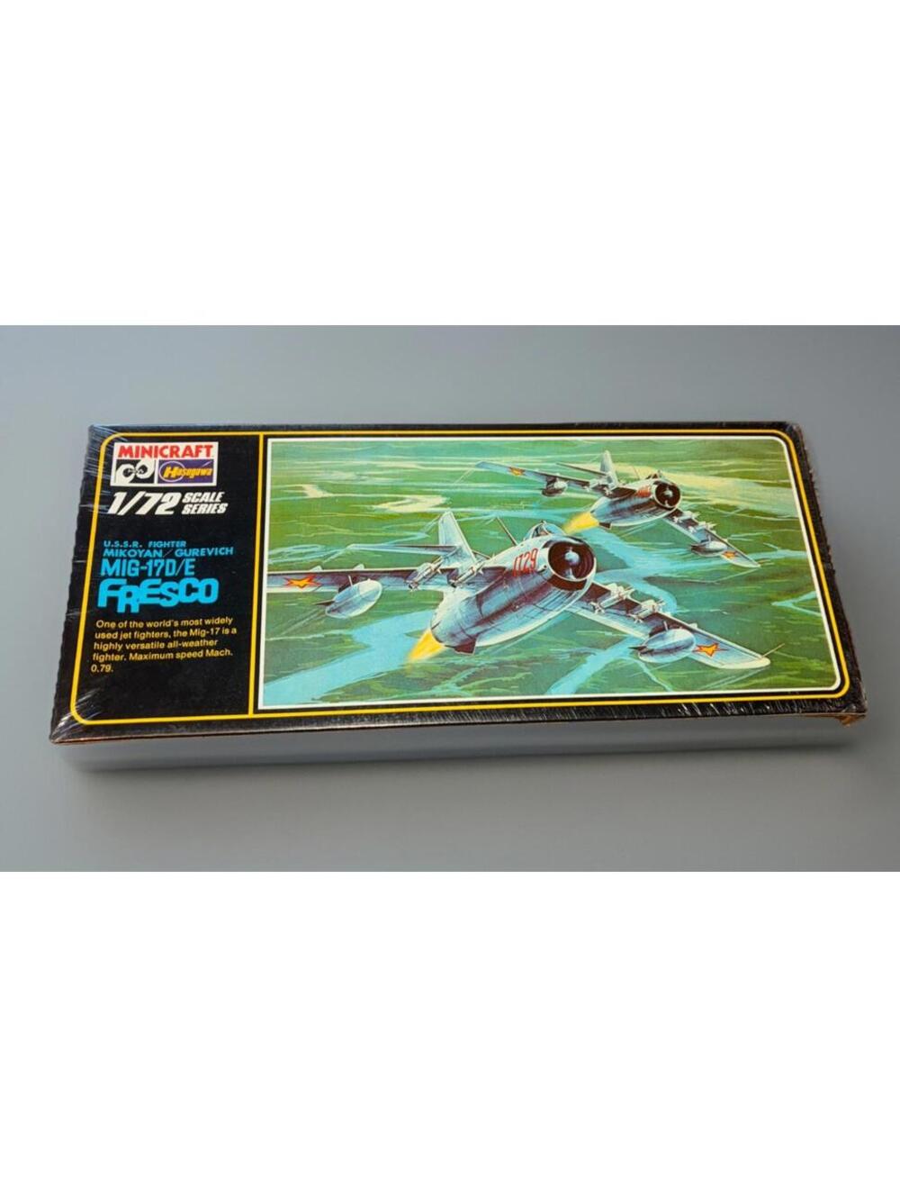 Factory Sealed Minicraft Hasegawa 083 1/72 Scale MiG-17D/E Complete 1977